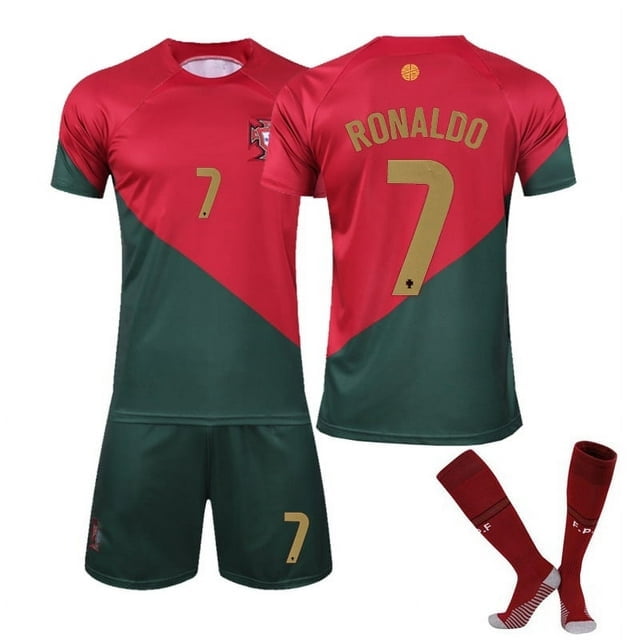 Boy activewear T Shirt and Short Cristiano Ronaldo 2022 World Cup Por XNB store